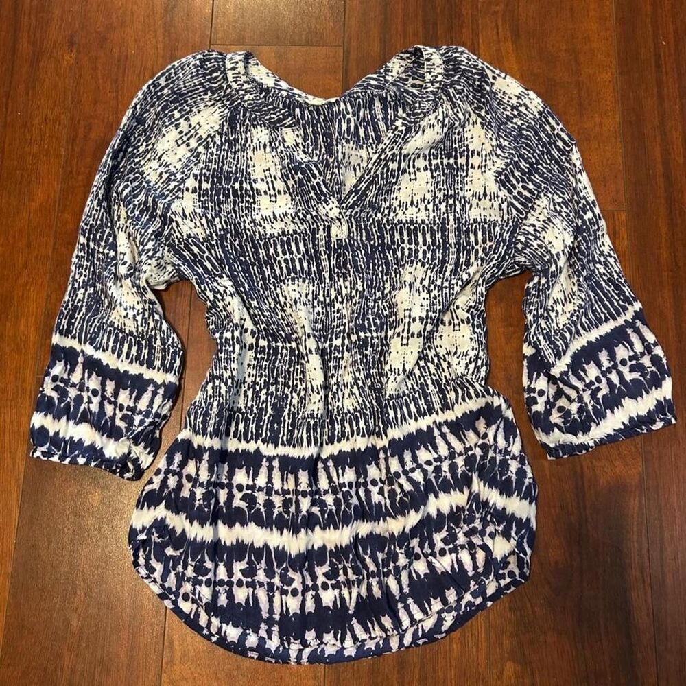 Unbranded Women's Blue and Navy Blouse